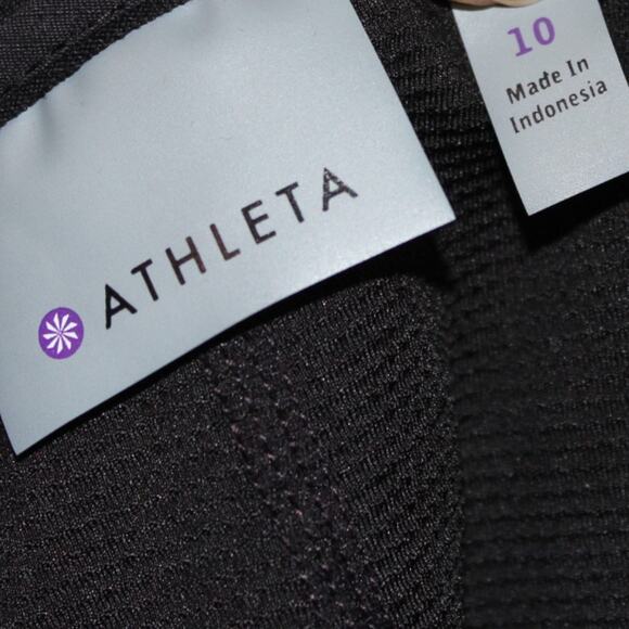 Athleta Trekkie Mini Skirt Black Mini Skort Size 10 - Picture 6 of 6